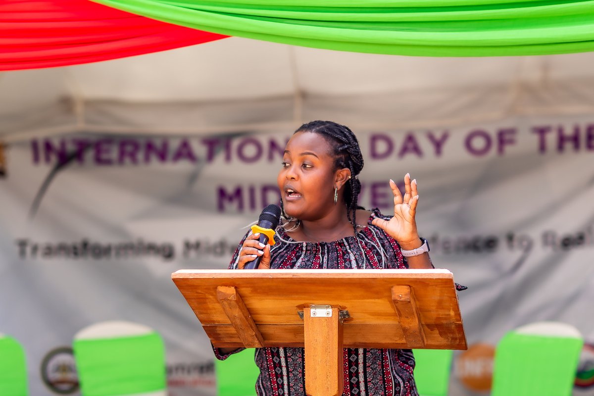 WRA_K's tweet photo. At the #IDM2023 celebrations at Pumwani Hospital we celebrate midwives &amp; highlight the importance of translating evidence into action in🇰🇪. @WRA_K  Midwives Voices, Midwives demands Campaign demonstrates the daily realities of midwives with strategies on how to action the demands https://t.co/QLOU9IbVfI