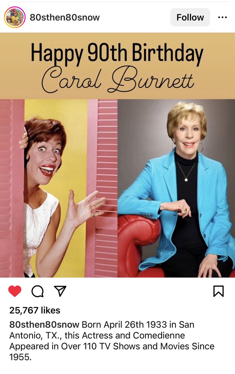 Happy Birthday  🎊 🎂🎈🎉 ! #CarolBurnett 🥰!