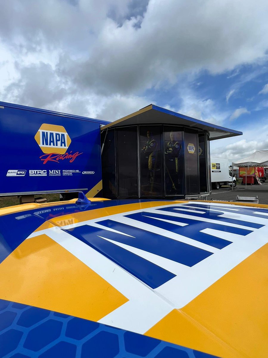 naparacinguk's tweet photo. ๐ต๐ก A Friday at Brands only means one thingโฆ. itโs set up day ๐
Whoโs ready for a weekend of racing?
Put a ๐ in the comments if your coming to the track or ๐บ if you will be watching on ITV4!
#NAPARacingUK #BrandsHatch #WhosReady #RaceWeekendReady #LetsGoRacing https://t.co/gBV9dPJRow