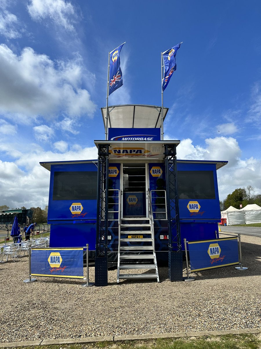 naparacinguk's tweet photo. ๐ต๐ก A Friday at Brands only means one thingโฆ. itโs set up day ๐
Whoโs ready for a weekend of racing?
Put a ๐ in the comments if your coming to the track or ๐บ if you will be watching on ITV4!
#NAPARacingUK #BrandsHatch #WhosReady #RaceWeekendReady #LetsGoRacing https://t.co/gBV9dPJRow