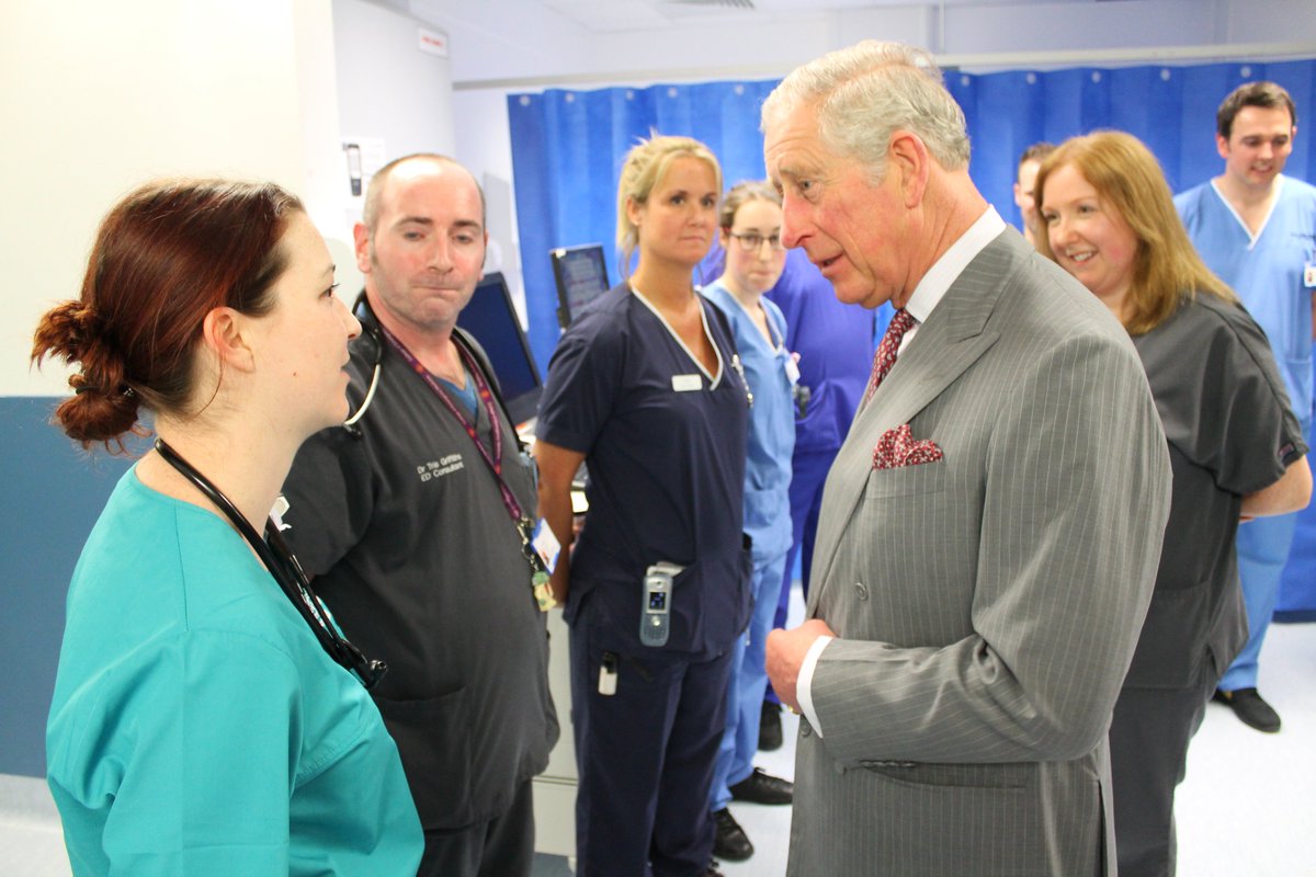 KingsCollegeNHS's tweet photo. 👑 With the Coronation of His Majesty The King approaching, we're taking a trip down memory lane and looking back at his visits to King's over the years.

📸 Check out these photos from his most recent visits in 2014 and 2017.

#KingCharlesCoronation l #TeamKings https://t.co/UTLK37XyZI