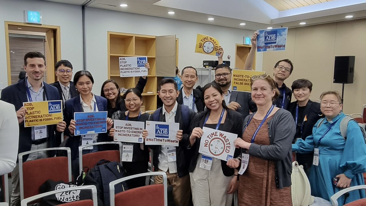 ZeroWasteAsia's tweet photo. We optimized every moment of our 4-days  in Incheon, South Korea.

#NoTrashTalkADB #NoTimeToWaste #ProtectionNotPollution #BurnNot  #ADBAnnualMeeting #ADBIncheon https://t.co/nuPGDTj7SR