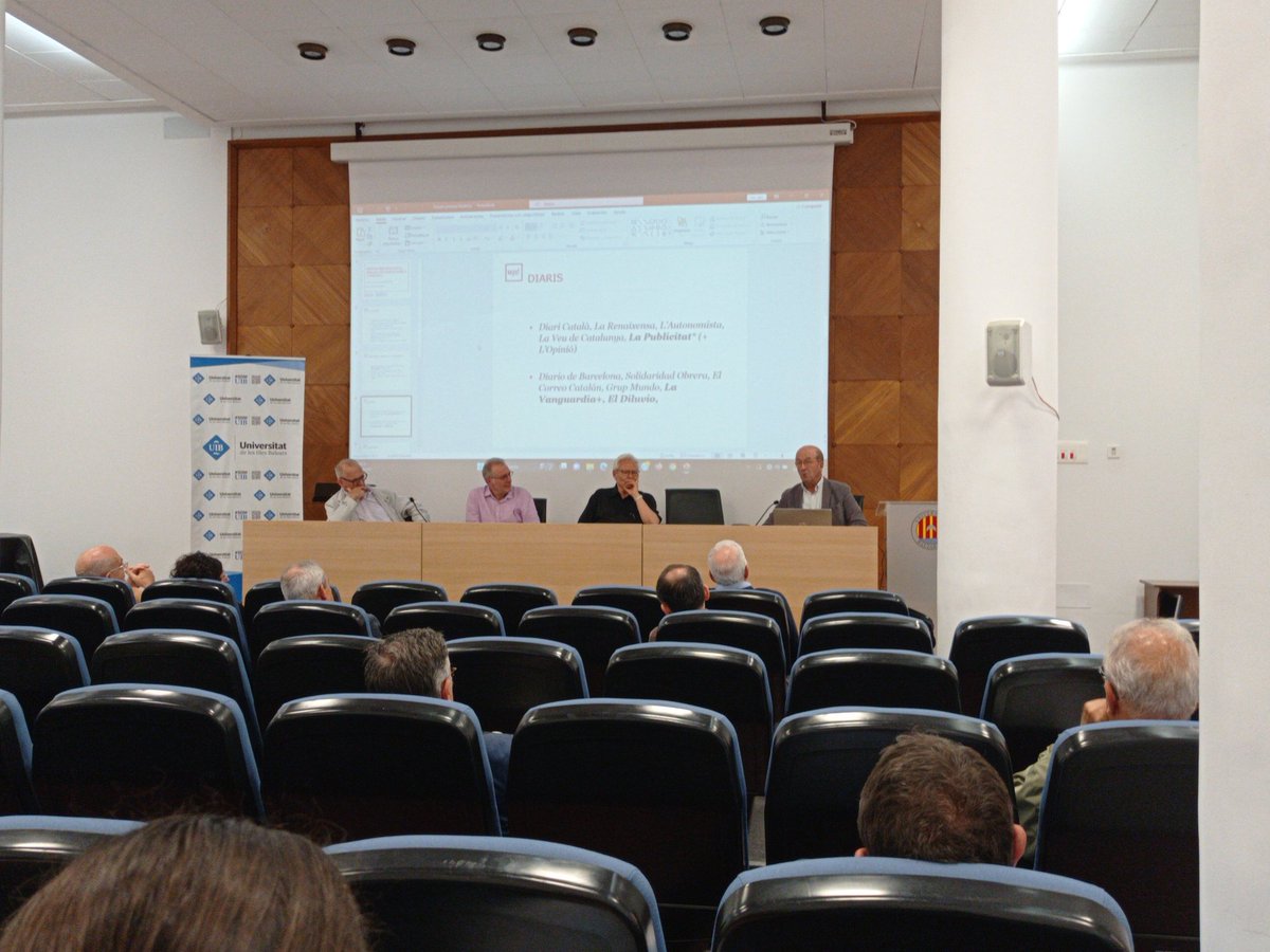 Bernat Sureda (@bernatsureda) on Twitter photo Jornades sobre premsa i periodistes UIB. <a href="/jaumeguillamet/">jaume guillamet</a> Josep Lluís Gómez, Arnau Company, Sebastià Serra. <a href="/UIBuniversitat/">Universitat de les Illes Balears - UIB</a> <a href="/iec/">IEC</a> Balears #periodisme Jornades sobre premsa i periodistes UIB. <a href="/jaumeguillamet/">jaume guillamet</a> Josep Lluís Gómez, Arnau Company, Sebastià Serra. <a href="/UIBuniversitat/">Universitat de les Illes Balears - UIB</a> <a href="/iec/">IEC</a> Balears #periodisme