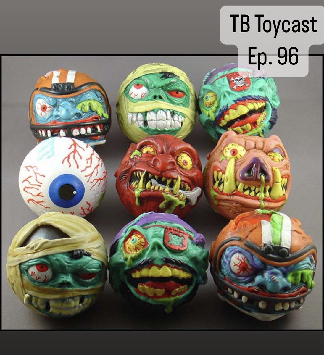 TBToycast's tweet photo. Ep. 96 is up! This week @nerdylaser from @notnlpod joins the show as co-host. We also do a deep dive into Madballs Series 1! We also discuss Asylum Allstars, GI Joe Classified, Masters Of The Universe, and wrestling figure collecting! https://t.co/iCwLEgrS6l https://t.co/RI9E5DoU26