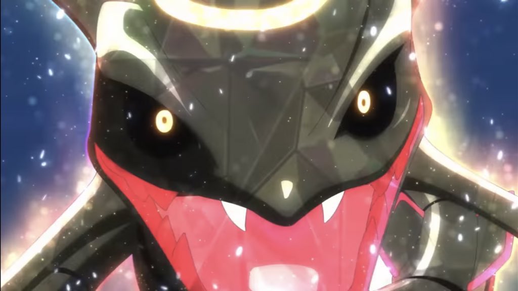 Anime Pokemon News on X: HZ06 Shiny Rayquaza,from Roy's Poké Ball  #anipokespoilers  / X