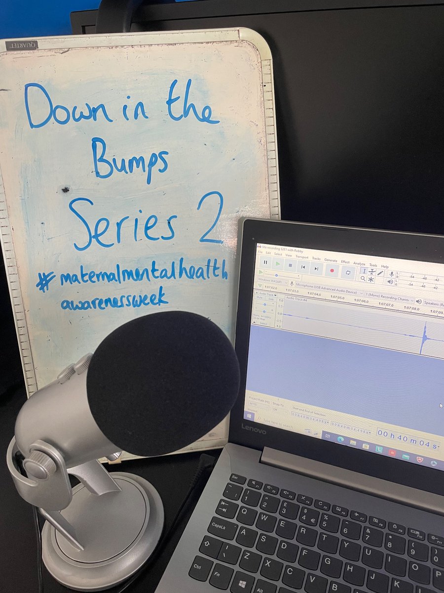 Recording in progress! Catch up on #downinthebumps podcast Series 1 here: open.spotify.com/show/22hAz8KpN…… #MaternalMentalHealthAwarenessWeek @WeAreLSCFT @LSCFTMedEd