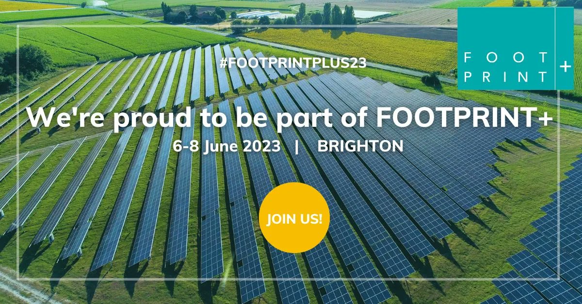 We're exhibiting at #footprintplus23!

Join us at the UK Property Event for a Zero Carbon Future, taking place on Brighton beachfront on 6-8 June 2023.

Find out more and book your ticket here bit.ly/41wGxuG

#FOOTPRINTplus23 #Retrofit #Brighton #NetZero #Decarbonisation