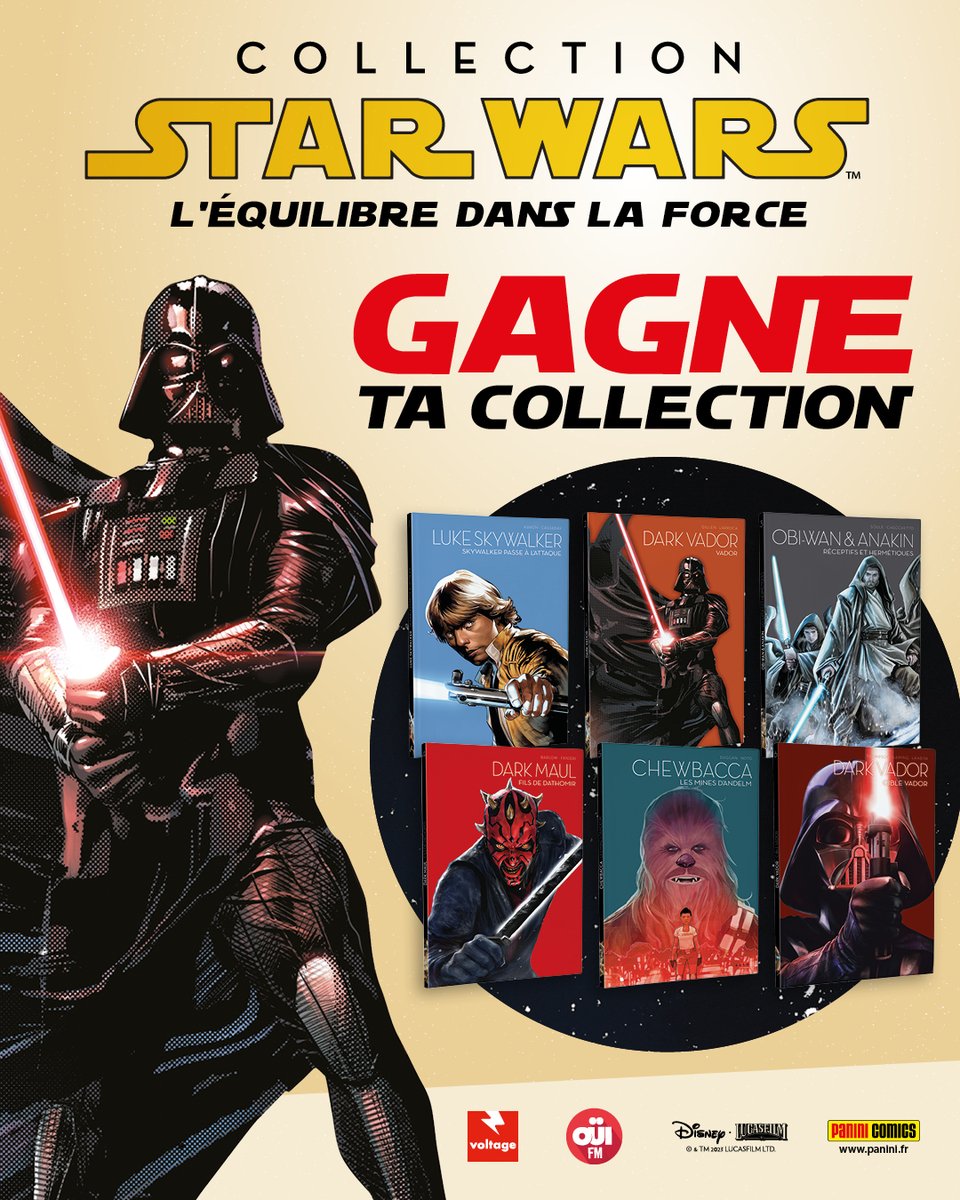 swendirect's tweet photo. ⭐CONCOURS⭐ Gagnez 1 des 5 collections de BDs "#StarWars L'équilibre dans la Force" offerte par  @paninicomicsfra. Pour participer, vous devez ❤️+RT cette publication d'ici vendredi 12 mai 2023. 
  
#Concours pour résidents de la France🇫🇷 https://t.co/S2TPHCDzVg
