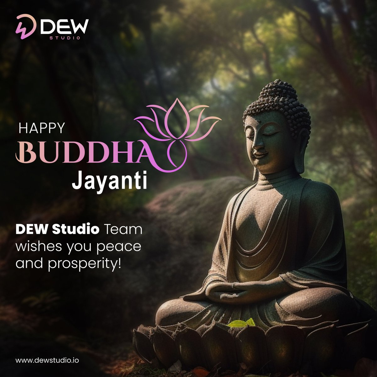 dewstudio_io's tweet photo. On the auspicious day of Buddha Purnima, hope Lord Buddha enlighten your path to success, happiness, peace and prosperity.

Happy Buddha Jayanti from DEW Studio team.
https://t.co/P6TIum70JV

#BuddhaPurnima #Buddha #Buddhism #lowcode #dewstudio #lowcodedevelopmentplatform https://t.co/fRLClpEPnp