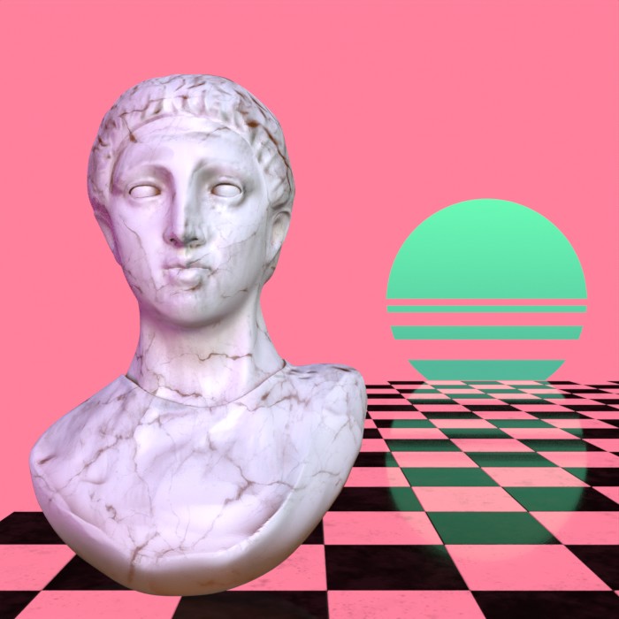 WIP and tribute to:
Ramona Langley / Vektroid
<a href="/Vektroid/">Ramona Langley / Vektroid / Macintosh Plus, etc.</a> #MRDSN #vaporwave @MRDSN4