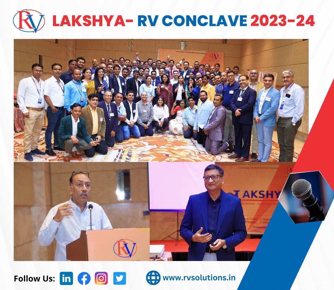 rvsolutionsonl's tweet photo. We choose forward. We choose inclusion. We choose growing together. As in previous years this year also, we had a great conclave meeting with the theme “Lakshya”.
#rvsolutions #meetup #teamrv #serviceprovider #customerservice #technologycompany #flyhigh #lakshya2023 https://t.co/sICSRnqjPW