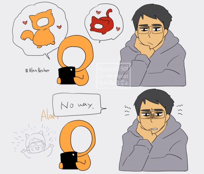 🟧🐱↖️ #AlanBecker #AnimatorvsAnimation #kuziraFanArtAVM🐳