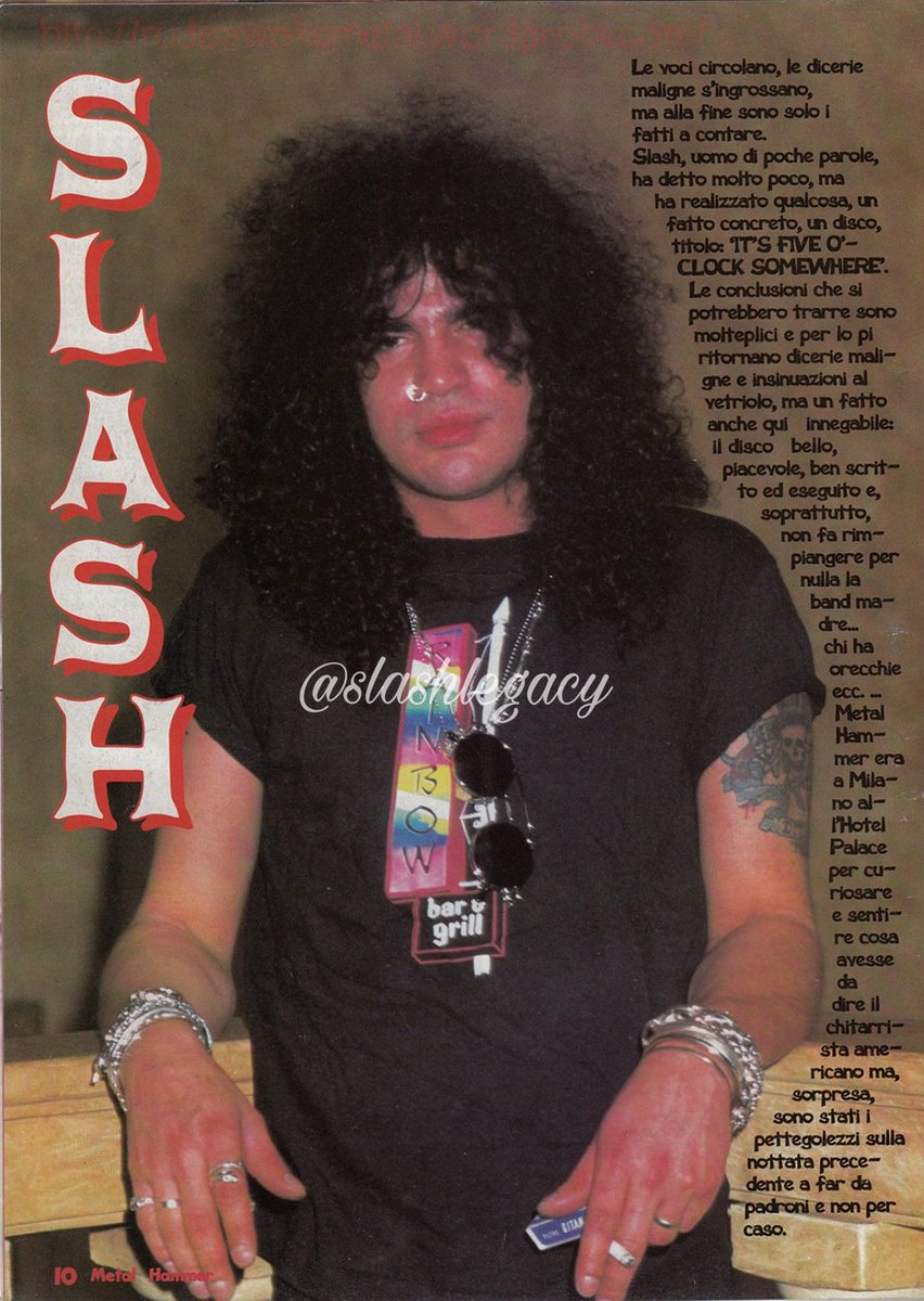 slashlegacyok's tweet photo. Entrevista para la edición italiana de la revista Metal Hammer, Marzo de 1995, Palace Hotel, Milano, Italia. 📷 Créditos al fotógrafo. @metalhammerit
.
@Slash #itsfiveocklocksomewhere #slashsnakepit #italy #milano #slashlegacyifos https://t.co/dfHngpIREI