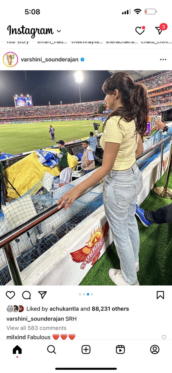 Plant_Warrior's tweet photo. Papam varshini ni unanimous ga tidtunnaru SRH fans daridram ani 🤣🙏 https://t.co/KuUnml71a4