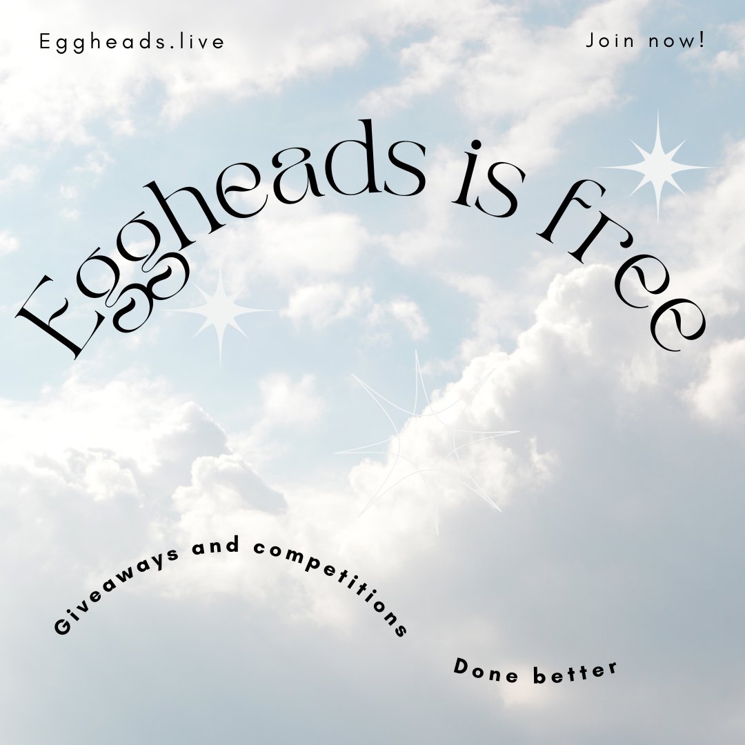 Are you a small business looking to increase traction and engage with your audience? 

Look no further than Eggheads! With our customizable trivia competitions, you can create a unique experience for your audience and give them a reason to keep coming back. 
🪩
#Giveaway 
#free