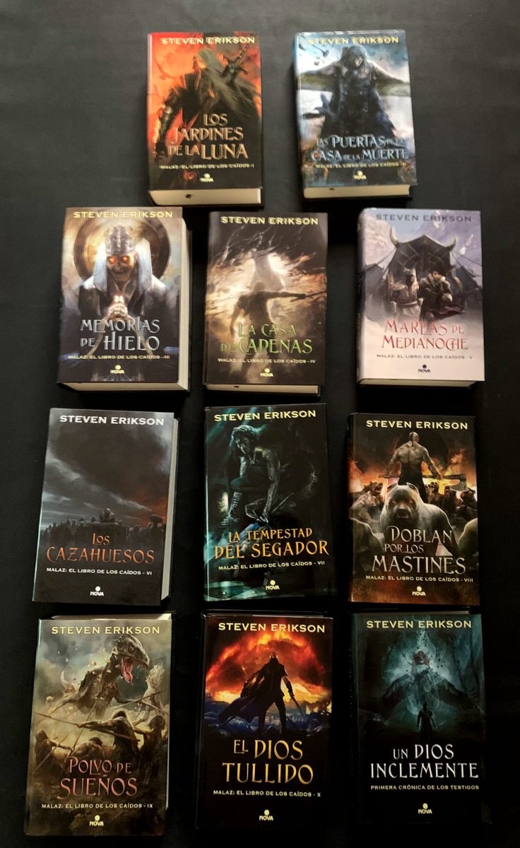 NovaCiFi's tweet photo. 🔥¡SED TESTIGOS! 🔥

¡#ElLibroDeLosCaídos vuelve a las librerías! 

Ya en marcha la esperadísima reimpresión de la saga de #Malaz, de Steven Erikson. 

⚔️¡Muy pronto en librerías!⚔️

¿Necesitas razones para ello? 
https://t.co/iTKOdTrUza https://t.co/hfZq6aZedg