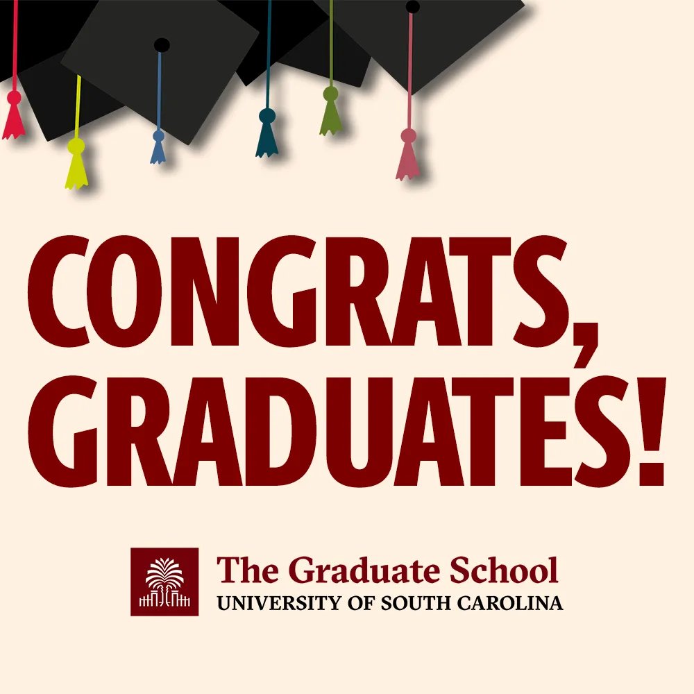 University of South Carolina on Twitter "RT GradSchoolUofSC 🎓 🎊