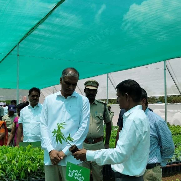 srinivaskifs's tweet photo. Foundation laid for Centre of excellence  Harithanidhi Nursery at Siddipet by Hon'ble minister for Finance &amp; Health Sri.T Harish Rao garu https://t.co/X6G5oSN6C0