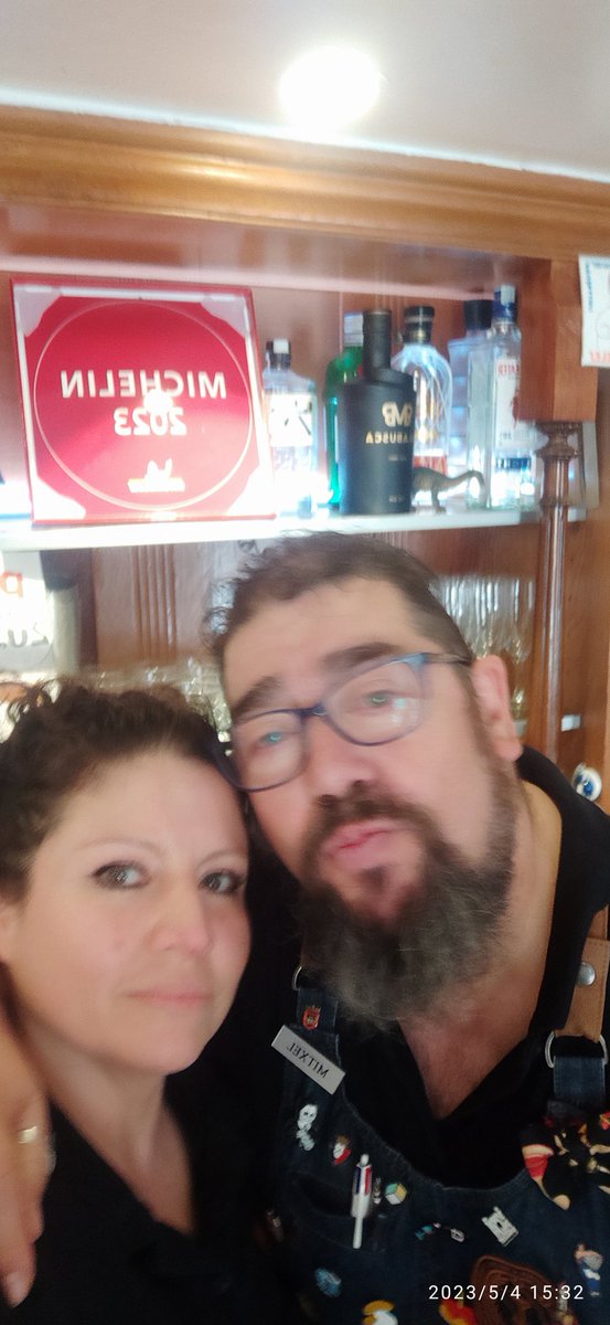 PampRestaurant's tweet photo. pamplonaGaucho: Estrellas y reconocimiento (las estrellas Mayra y yo)#michelin #Iruña #Pamplona #pintxos https://t.co/2MeIqGaXgO