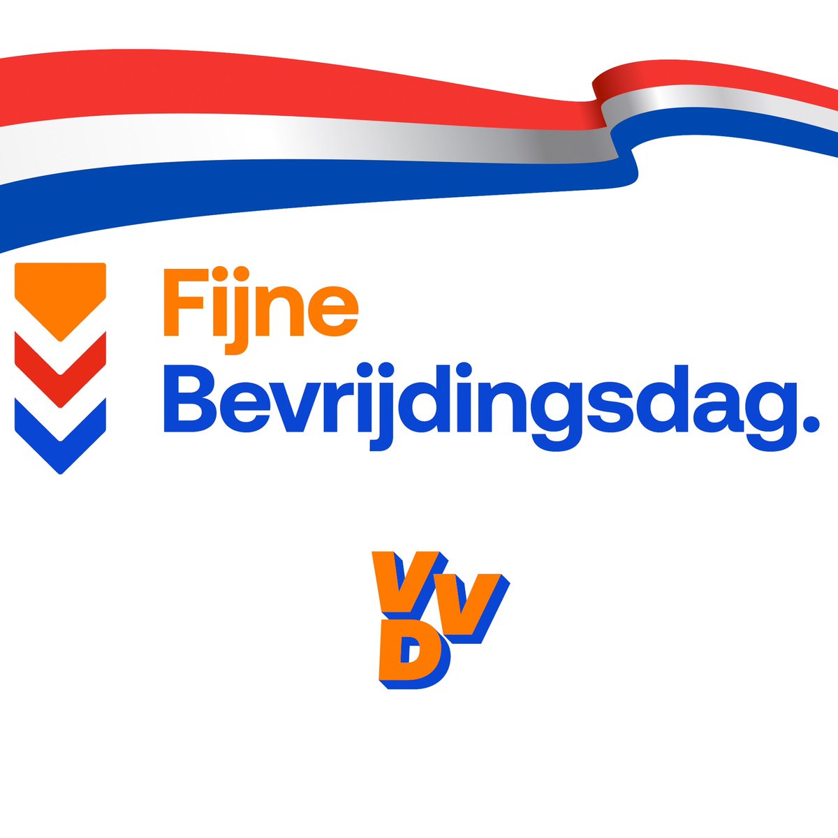 Als VVD hebben we vanzelfsprekend VRIJHEID hoog in het vaandel staan. Vandaag, 5 mei, vieren we dat we in vrijheid mogen en kunnen leven. Laat ons daarom vandaag vieren, maar nooit vergeten hoe zwaar bevochten die vrijheid is en dat het een voorrecht is. #bevrijdingsdag  #5mei