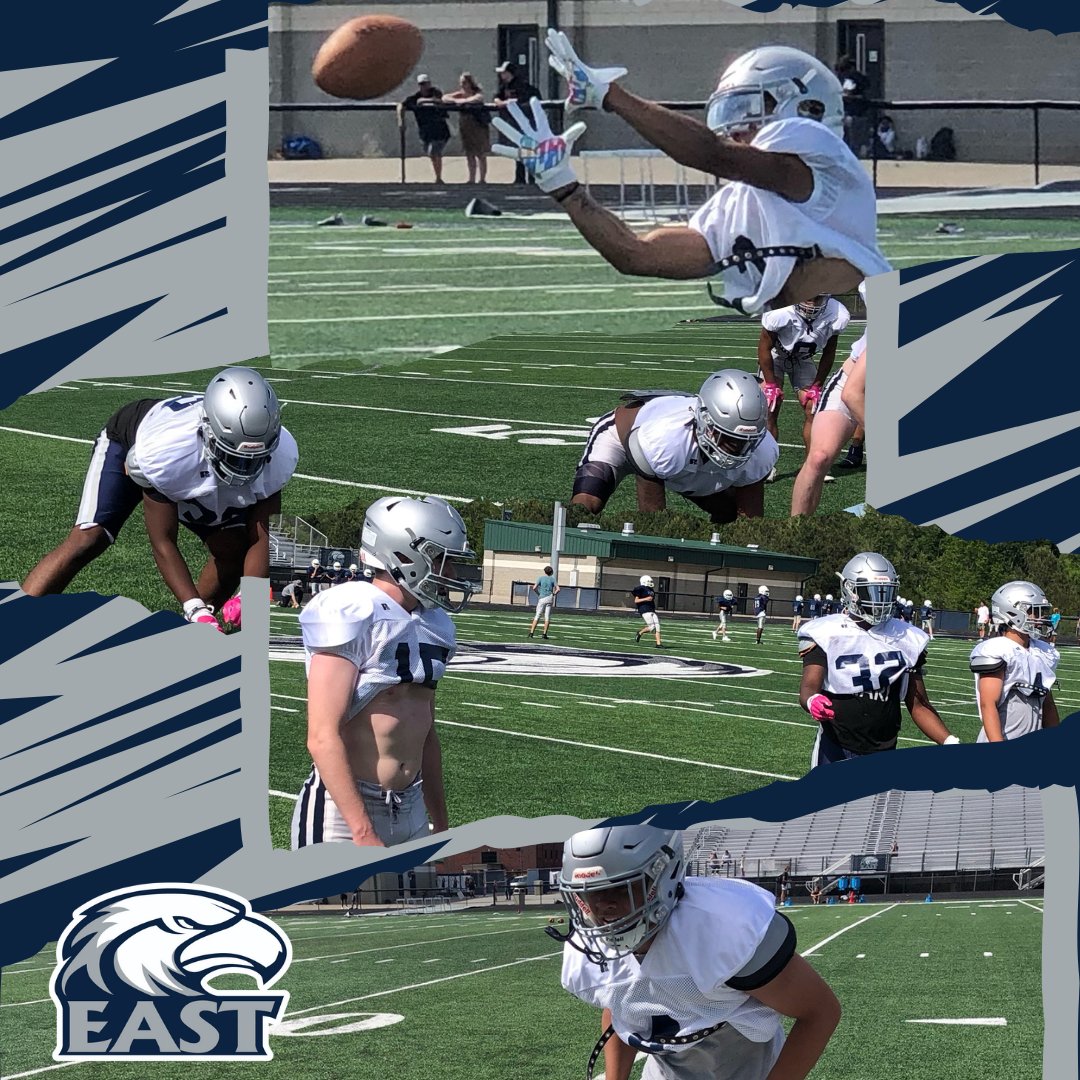 EJ_Athletics's tweet photo. Eagles Football had a great 1st day of #SpringBall2023 !! Ready for Day 2! #BluePride 🏈🦅 https://t.co/kUlaeNzmAy