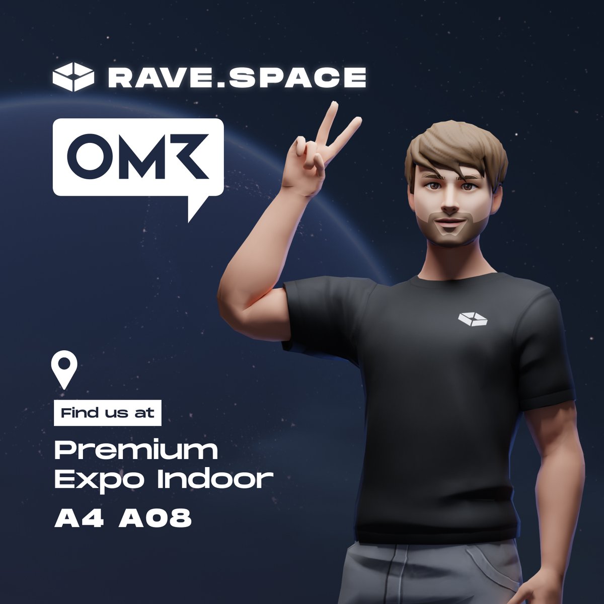 ravespaceio's tweet photo. We'll be at #OMR23 Germany next week at Premium Expo Indoor - A4 A08, and we can't wait to share our innovations with you.

See you there 📡 https://t.co/vuOzqlzHLB