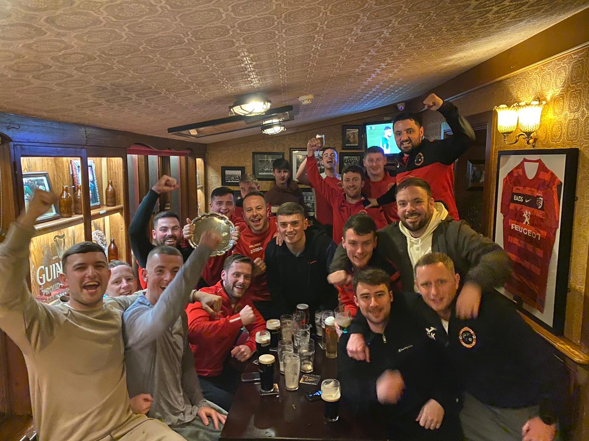 LeixlipUnited's tweet photo. Congrats to our senior mens sat side. Champions of Maj 1A after a long hard season. Fantastic job @Derekbyrne1984 and Wayne have done with this team. Management and players put in a lot of hard work to get this. Thrilling 4-3 win away last night seeled the league win 🏆 #LUFC🔴⚪️ https://t.co/AtG9gUanQ8