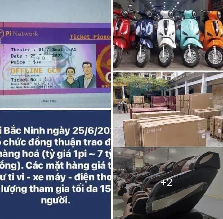 Pi Network Vietnam is preparing for the 1500 Pioneer hall to exchange goods with the price: $ 314159. Exchange goods include televisions, motorbikes, washing machines, refrigerators and countless other technological goods!!!

#PiNetwork #Pi_Exc #PiExchange #GCV  #PiNetwork2023