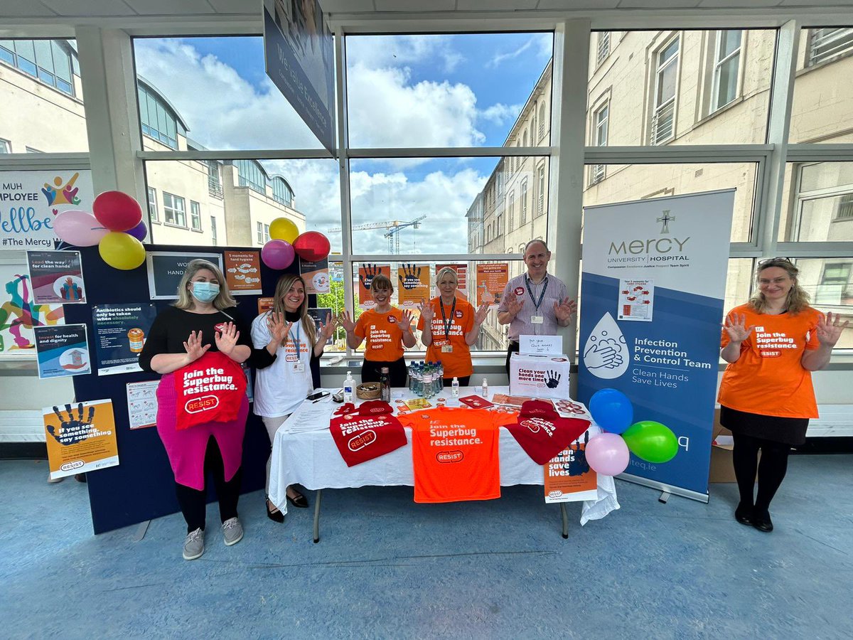 The IPC team at MUH celebrating world hand hygiene day #CleanHandsSaveLives #howcanyouresist 
@Mercycork @hpscireland @iscm_micro