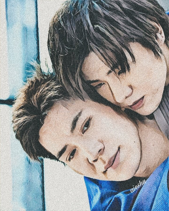 aieshu17's tweet photo. Art 030423. Can i hope too much for their Story line be a couple not only bromance please, really waiting for a long times seen P'Poppy have couple(Boy) on series. 
#ปกป้องยูจิ #PokpongYuji
#ป๊อบปี้ท๊อป #PoppyTop
#plengprailovepuzzle #เพลงพราย #lovepuzzle #KOBEntertainment https://t.co/ZuJsZigRit