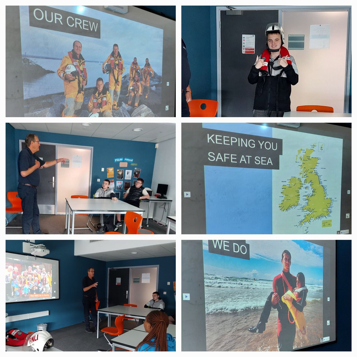 Hayley Evans (@pabalino22) on Twitter photo Thanks, John Humphries RNLI, for your informative session on keeping yourself safe at sea. Vocational Access students thoroughly enjoyed the workshop and took on board valuable information. Great opportunities in relation to their Contributing to the community unit! <a href="/RNLIPenarth/">RNLI Penarth</a> Thanks, John Humphries RNLI, for your informative session on keeping yourself safe at sea. Vocational Access students thoroughly enjoyed the workshop and took on board valuable information. Great opportunities in relation to their Contributing to the community unit! <a href="/RNLIPenarth/">RNLI Penarth</a>