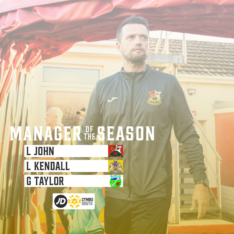 CymruLeagues's tweet photo. Voting is now open for the 2022/23 #JDCymruSouth awards! 🏆

Cast your vote for Manager of the Season, Player of the Season and Young Player of the Season from the shortlists 🗳️

Voting closes at 12pm on Friday 12 May.