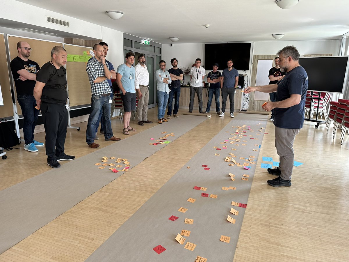 Mariusz Gil (@mariuszgil) on Twitter photo YAWS - Yet Another Workshop Strategy, where using basic EventStorming blocks you can start crushing large problem even without composing the timeline. Groups, distribution of expertise, blockers, just one more idea - everything matters #comocamp <a href="/ziobrando/">Alberto Brandolini</a> YAWS - Yet Another Workshop Strategy, where using basic EventStorming blocks you can start crushing large problem even without composing the timeline. Groups, distribution of expertise, blockers, just one more idea - everything matters #comocamp <a href="/ziobrando/">Alberto Brandolini</a>