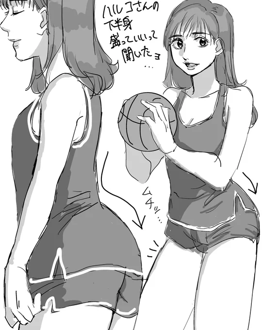 晴子さんの下半身はムチムチで良いってフォロワーさんがおっしゃってた