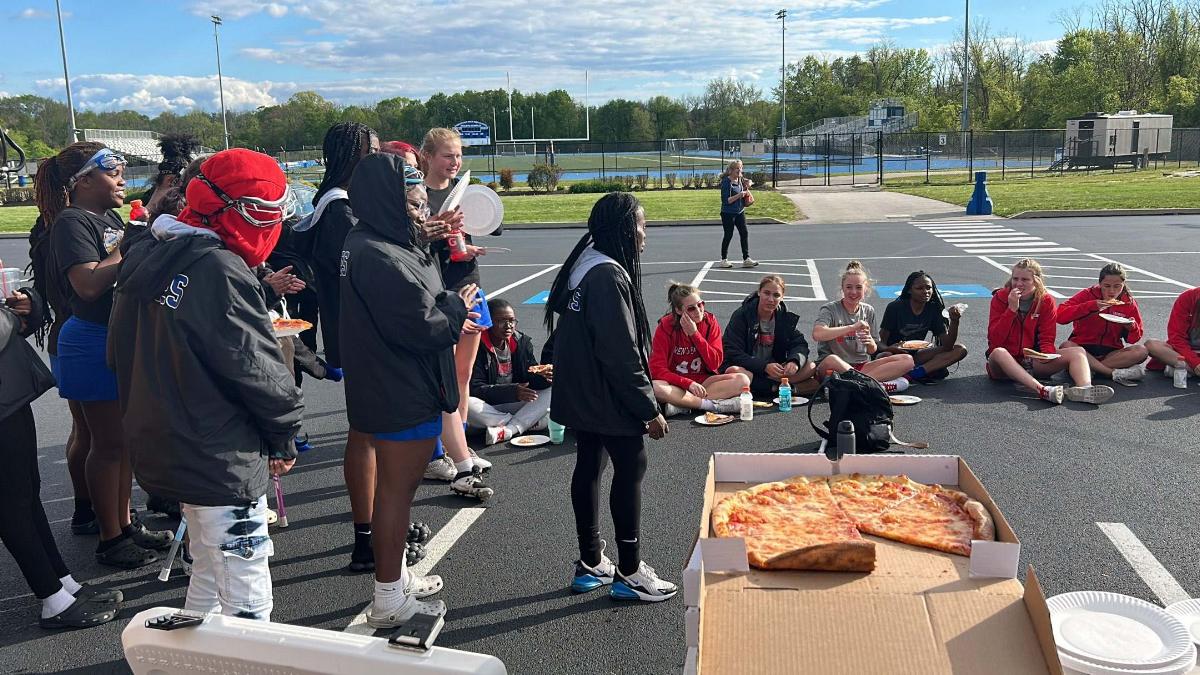 "Life is better when you stick together" the slogan of our Girls LAX team ... thanks to OJR Girls LAX team for the invite to the impromptu tailgate yesterday after our game .... <a href="/CoachYBee/">Coach YB</a> <a href="/NorristownASD/">Norristown Area School District</a> <a href="/AthleticsOjr/">OJRAthletics</a>