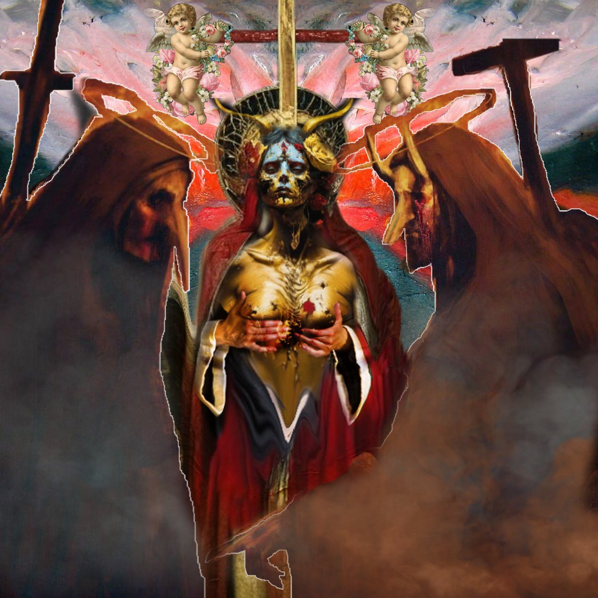 toroboronft's tweet photo. 🌊#OpenSeaNFT #NFTCommunity #KatoOGgo #Benjaminbitcoin #NFTs #darkart
Dressed in monastic robes,
crosses covering fear,
Satan himself until now
saints are burned at the stake...
🖤The Holy Inquisition
1/1 for 0.073 $ETH
https://t.co/dAB8tWkVNx https://t.co/UPOgVfHgLZ
