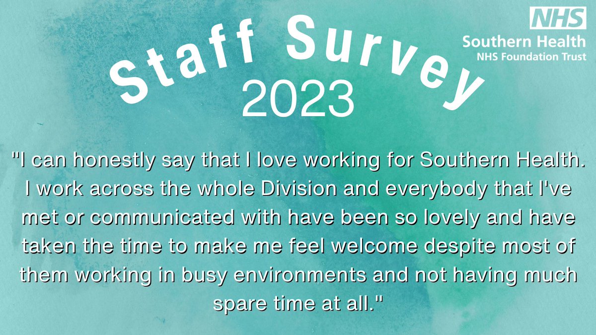 hiowhcareers's tweet image. We had to share this feedback ⭐ It's fantastic to hear that our staff are so friendly and kind, we have a brilliant team of people that work with us 💙 #ProudToWorkForTheNHS #CareToJoinUs #NHS #SouthernHealth #NHSJobs #Southampton #Winchester #Basingstoke #Portsmouth #Lymington