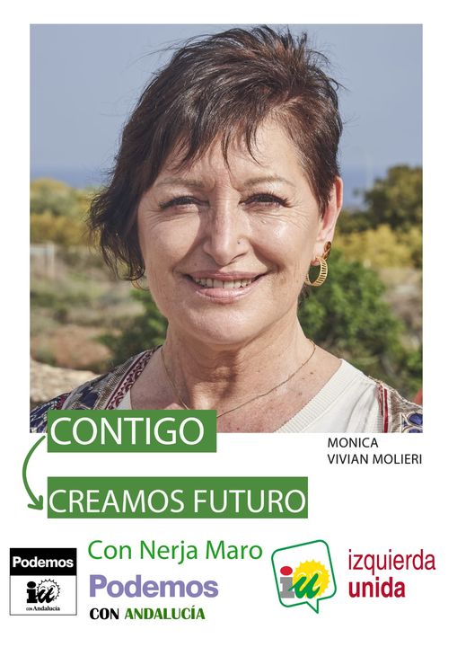 adelantenerja's tweet photo. Ella es Mónica Vivian, número 6 de la lista de #ConNerjaMaroPodemosIzquierdaUnidaLosVerdes
Es una firme defensora de la #Igualdad, y busca lograr la integración de todos los #residentes que conviven en #Nerja y #Maro.
#ContigoCreamosFuturo
#connerjamaro #Podemos #IzquierdaUnida https://t.co/5Pa6gOEPgi