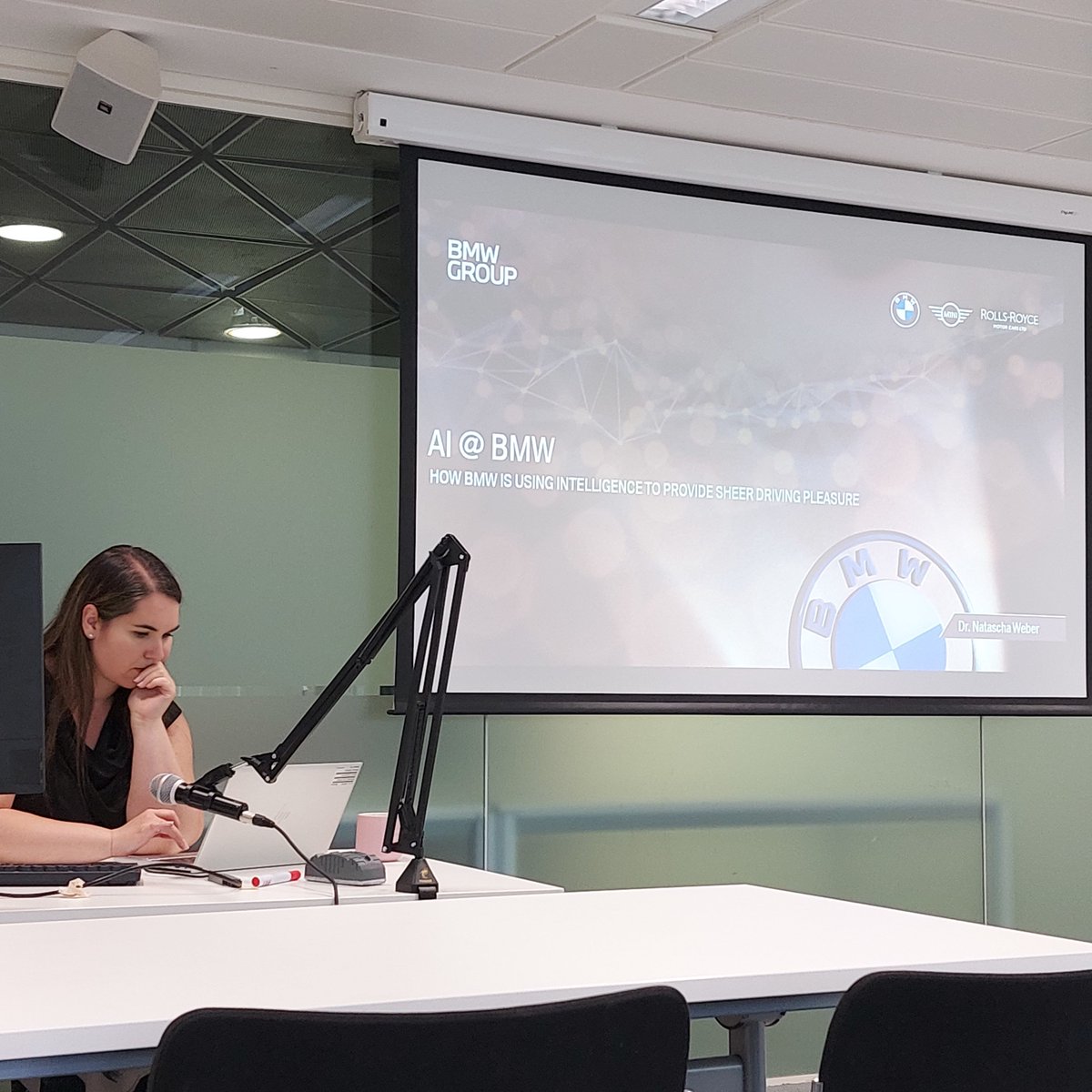 Natascha, BMW Research Group is now talking about AI @ BMW! SAWB 422, CS <a href="/IDAglasgow/">UoG IDA Section, Glasgow CS</a>