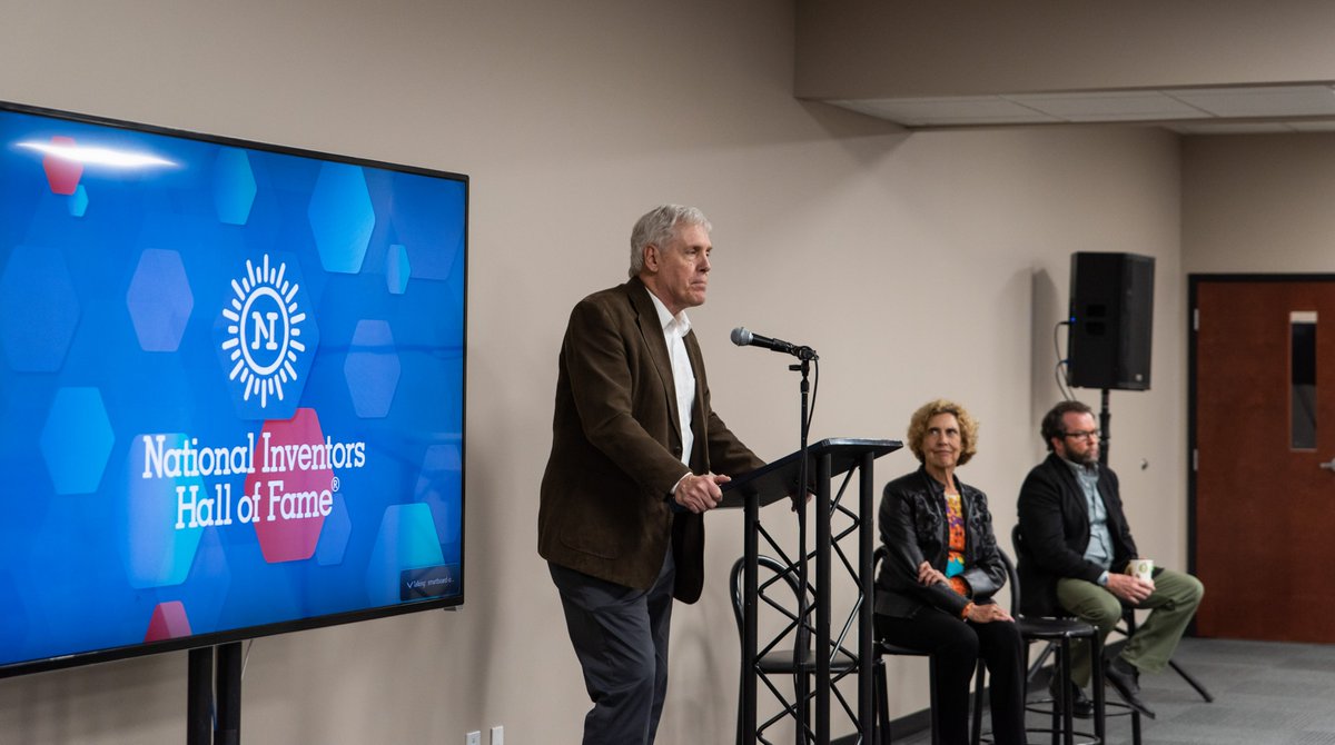 Inventor_CH's tweet photo. InventorsHOF: Fran Ligler and Steve Sasson recently visited the NIHF headquarters, providing our team with an incredible opportunity to meet two of our world-changing Inductees! Check out highlights from their visit. https://t.co/ybPoT47QLc