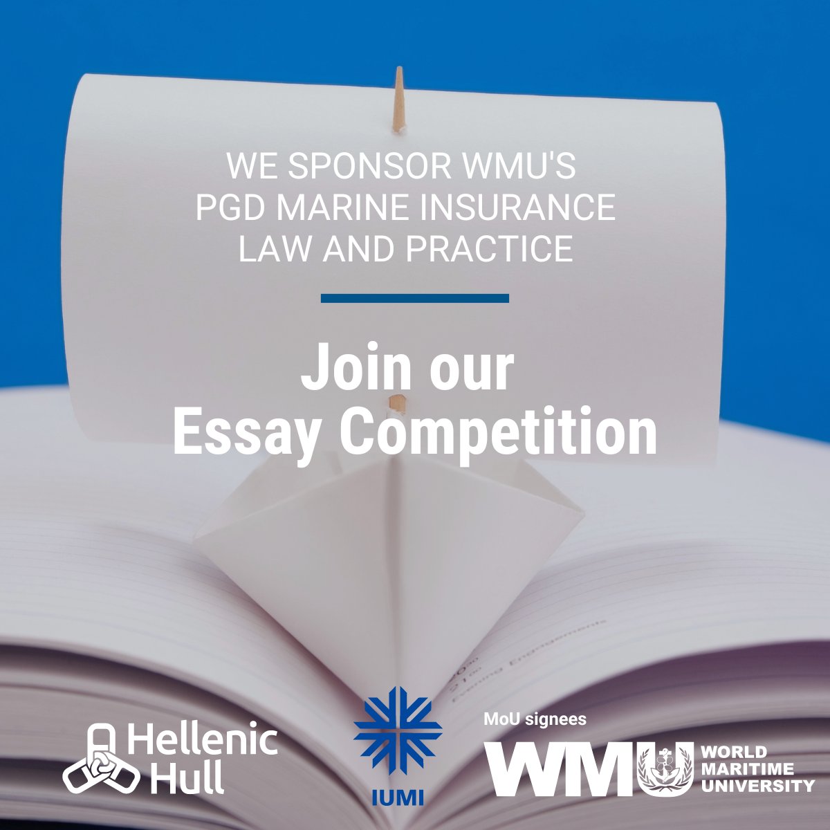 📢 Join our essay competition for the chance to be awarded for a bursary at <a href="/WMUHQ/">World Maritime University</a>'s PgD "Marine Insurance Law &amp; Practice"!

The programme is supported by the <a href="/IUMI_marine/">IUMI</a>  &amp; Hellenic Hull, and qualifies for <a href="/CIIGroup/">Chartered Insurance Institute</a> Prior Learning.

Read more: hma.com.cy/2023/05/03/joi…

#sdg4