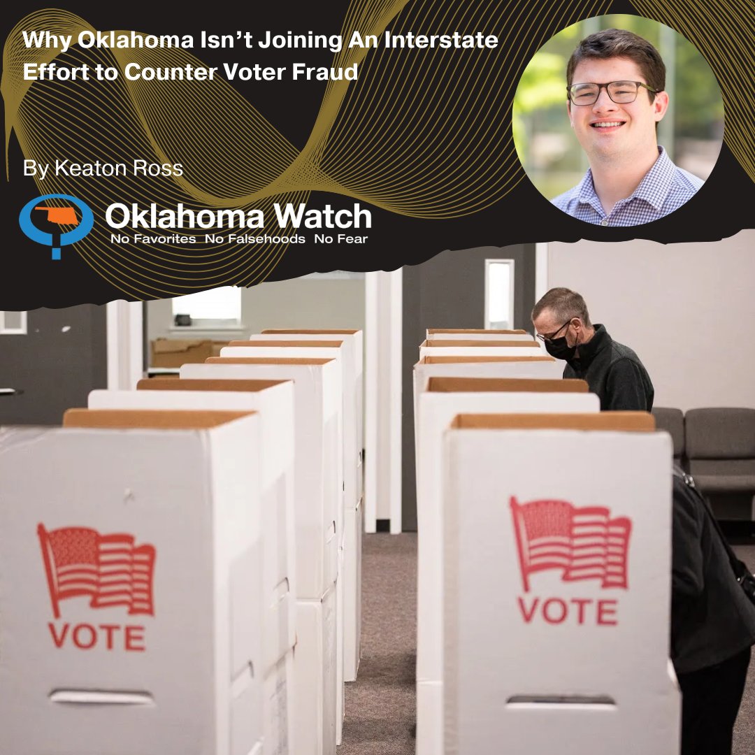 Oklahoma Watch (@oklahomawatch) on Twitter photo Lawmakers were high on this organization’s ability to catch fraud and boost registration. The GOP majority soured amid debunked claims of privacy violations and partisan influence. Via <a href="/_KeatonRoss/">Keaton Ross</a>
ow.ly/4U8l50OgMrj Lawmakers were high on this organization’s ability to catch fraud and boost registration. The GOP majority soured amid debunked claims of privacy violations and partisan influence. Via <a href="/_KeatonRoss/">Keaton Ross</a>
ow.ly/4U8l50OgMrj