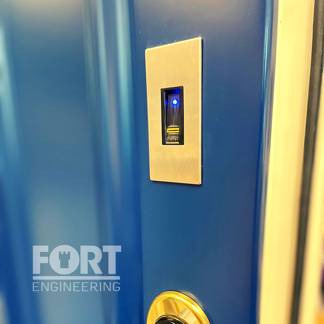 Our security #doors can also have the option of the latest and most sophisticated biometric entry systems which are as unique as your #fingerprint or the pattern of your iris.