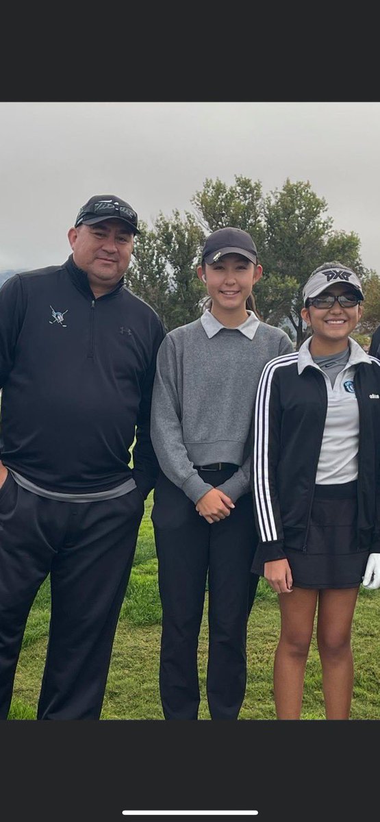OrganMountainHS's tweet photo. Congratulations to or defending State Champion Eleanor Warden for qualifying to state.
Also, a big congratulations for our eighth grader Alyssa Serna for also qualifying for state. Both girls will play on Monday and Tuesday. Good luck go lady knights! https://t.co/7xeeTooxPF