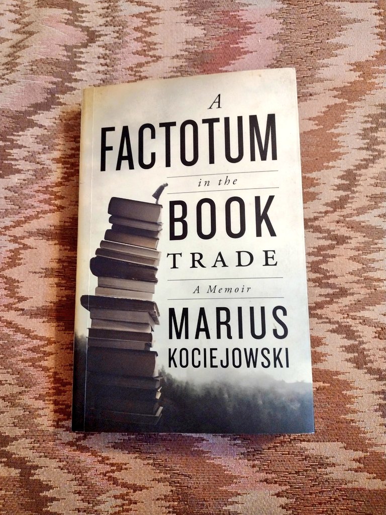 "I want dirt; I want chaos; I want, above all, mystery. I want to be able to step into a place and have the sense that there I'll find a book, as yet unknown to me, which to some degree will change my life."