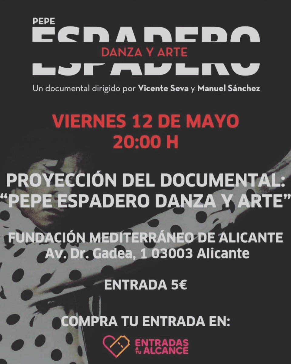 CristinAlbero13's tweet image. Muchas gracias a @Javierserrano27 por sus bonitas fotos del Homenaje de Pepe Espadero. 👏🏻❤️
Pronto podremos disfrutar de nuevo del Documental  de Vicente Seva y Manuel Sánchez dentro del @FestivalCineALC en @Mediterraneo_F con la colaboración del @CSD_ALICANTE y #cpda 
👏🏻👏🏻👏🏻👏🏻