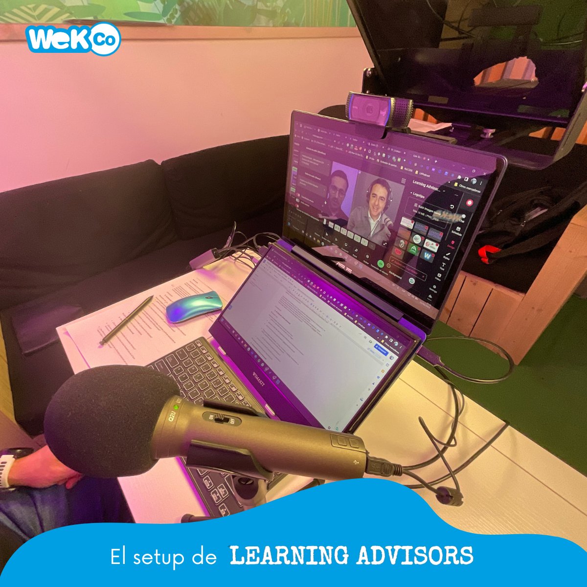 Queremos enseñarte el #setup que se montan nuestros #coworkers a la hora de grabar en el estudio. ¡Esto es otro nivel! 

#WeKCo #WeKAb #Podcast #PodcastWeKCo #coworkinglife