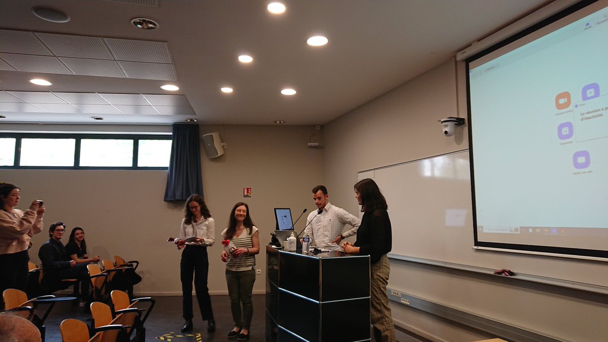 #acdd2023 <a href="/ACDDConference/">ACDD Conference</a> closing speech by <a href="/TheoMetz/">Théo Metz</a> and best papers awards for <a href="/GambuliG/">Gabrielle Gambuli</a> and <a href="/asotirova/">Albena Sotirova</a> #Congratulations 
thank you to all : organizers, participants and reviewers!
see you next year for #acdd2024 
<a href="/UniversiteCergy/">CY Cergy Paris Université</a> <a href="/essec/">ESSEC Business School</a> <a href="/VUamsterdam/">Vrije Universiteit Amsterdam (inactief)</a> 
#phdlife #EconTwitter