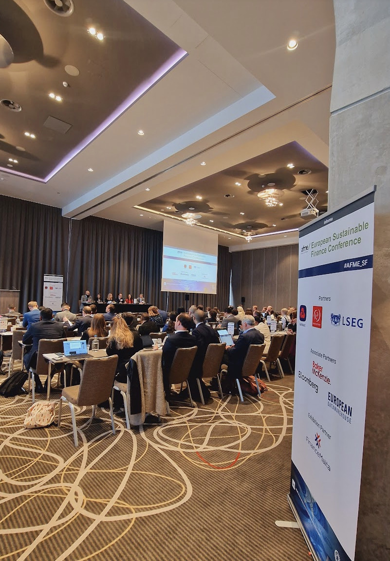 LSEGplc's tweet photo. We were pleased to be part of the 2nd Annual AFME European Sustainable Finance Conference in Amsterdam. Find out more about our #ESG data and solutions: https://t.co/6Vm9AsIp49 #AFME_SF #lseg #sustainablefinance https://t.co/tkJcfWG5Eu
