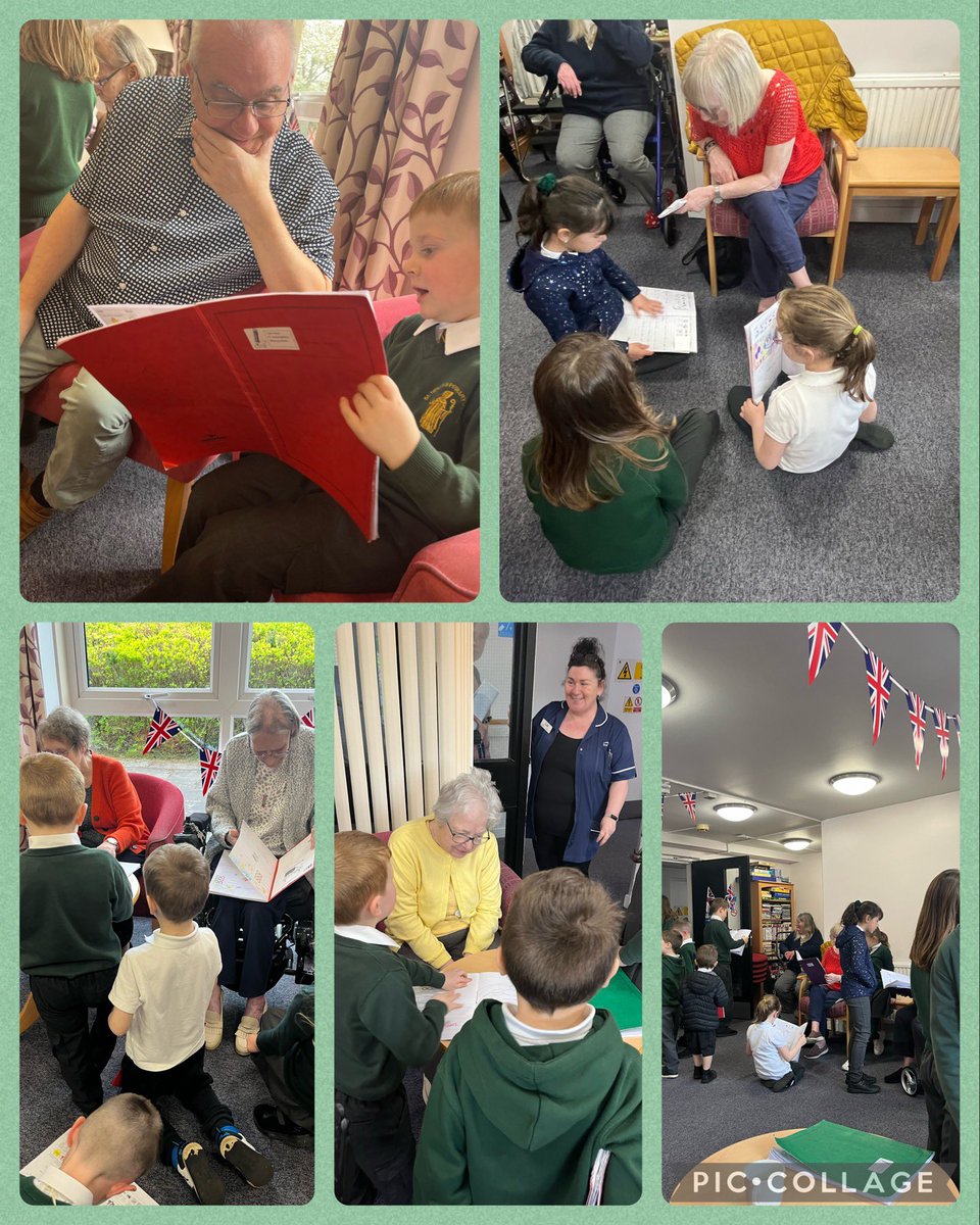 StNinianPS's tweet photo. A visit to Crusader Court is our favourite way to end the week 💚💛
This week the Community Links committee shared some of their recent writing work and were very proud to receive such lovely feedback! #stninianskidscan #schoolvaluesinaction ⭐️ https://t.co/G6ihoYWU95